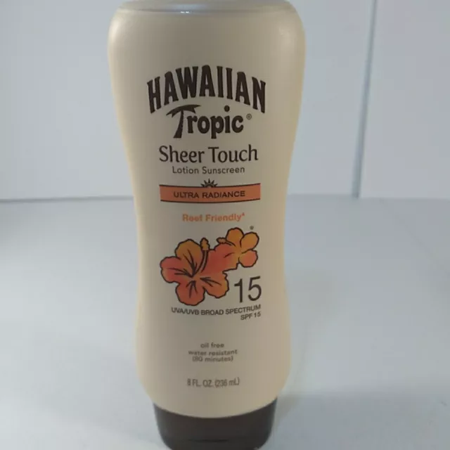 Hawaiian Tropic Sheer Touch Broad Spectrum Sunscreen SPF 15 8 oz Exp 5/2025