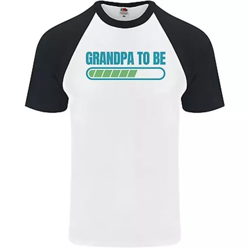 Grandpa to Be Funny New Baby Birth Mens S/S Baseball T-Shirt