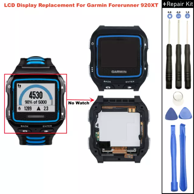 Für Garmin Forerunner 920XT Uhr LCD Display Bildschirm Glas Shell Teil Reparatur