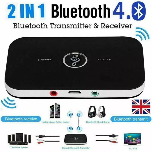 Bluetooth 5.0 Wireless Receiver Transmitter HIFI RCA auf 3,5 mm Aux Audio Adapte