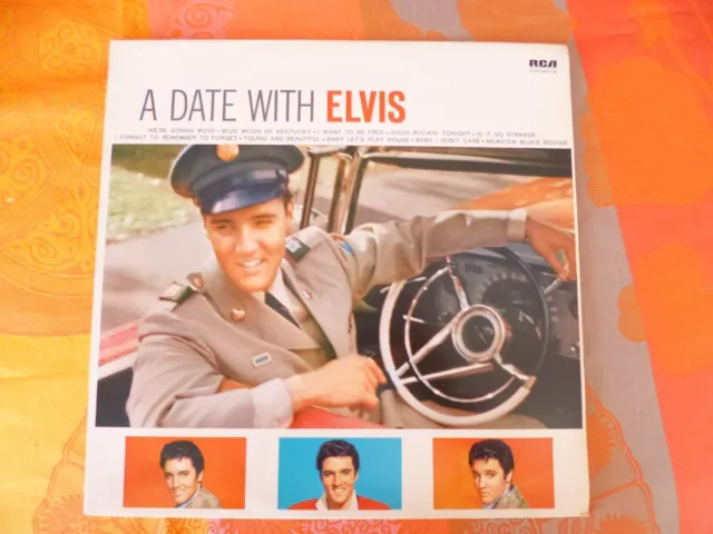 Elvis Presley A Date With Elvis LP 33t RCA INTS 5032 UK 1982