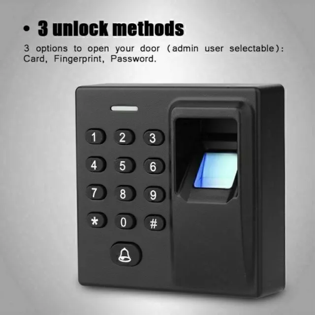 Profi Fingerprint RFID Scanner Türöffner Türschloss Fingerabdruck Keyless NEU