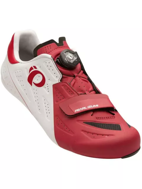 Pearl Izumi Elite Road V5 Rennradschuhe - weiß/rot