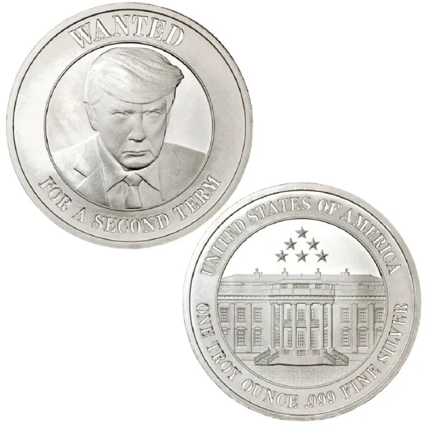 1 oz Donald Trump Wanted Mugshot Silver Round | Silvertowne Mint