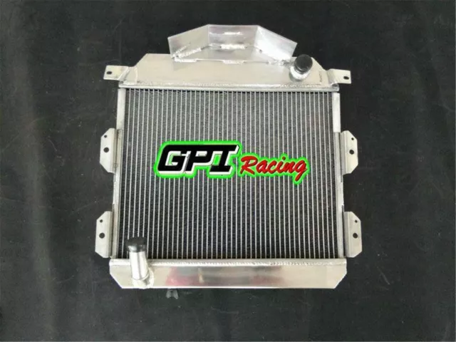 Fit FOR Austin Healey 100-4 1953-1956 1954 1955 MT aluminum radiator 62mm 3 Rows