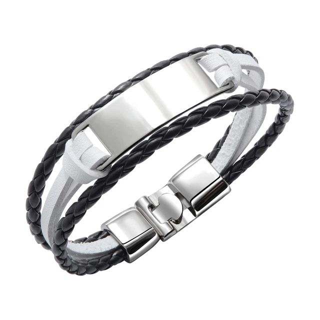 Pulseras Hombre, Decorativas, Ligeras, Superficie Lisa, Pulsera Hombre,