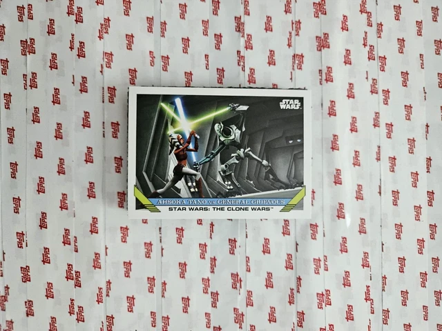 🔥2023 Topps Star Wars TBT Set 26 AHSOKA TANO VS GENERAL GRIEVOUS #76
