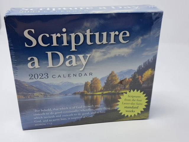 SCRIPTURE A DAY 2023 Calendar Scriptures From Standard LDS Works SCRIPTURE A DAY 2023 Calendar Scriptures From Standard LDS Works