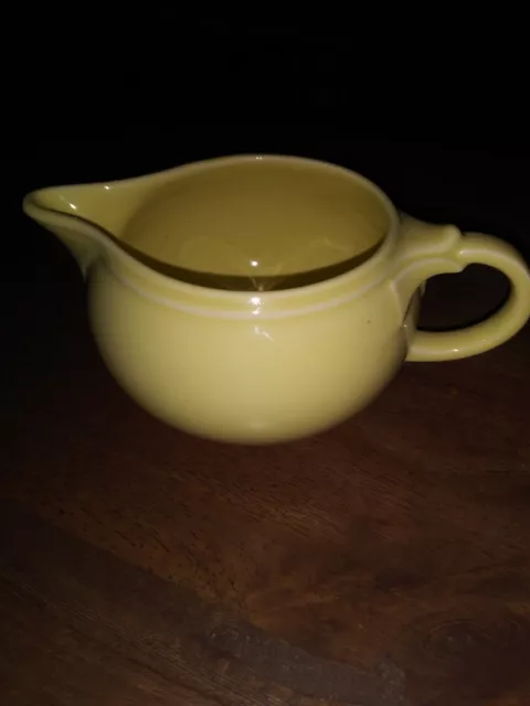 Vintage Mcm T.S &T. Lu-Ray Pastels USA Yellow Creamer OBO