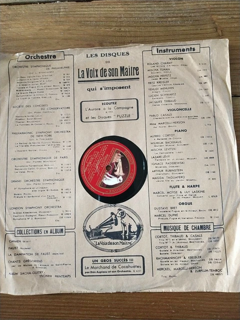 Tourne-disque + Ampli + Enceintes La Voix De Son Maître - Vintage
