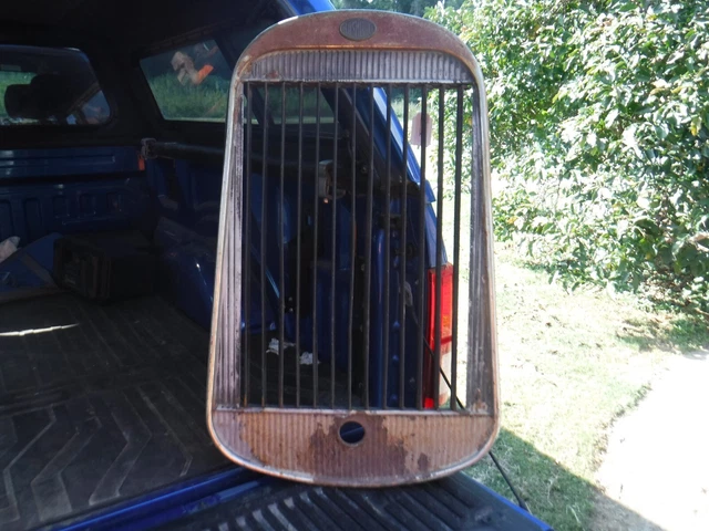 1928 28 oldsmobile RADIATOR SHROUD SHELL SURROUND winter louvers grille grill gm