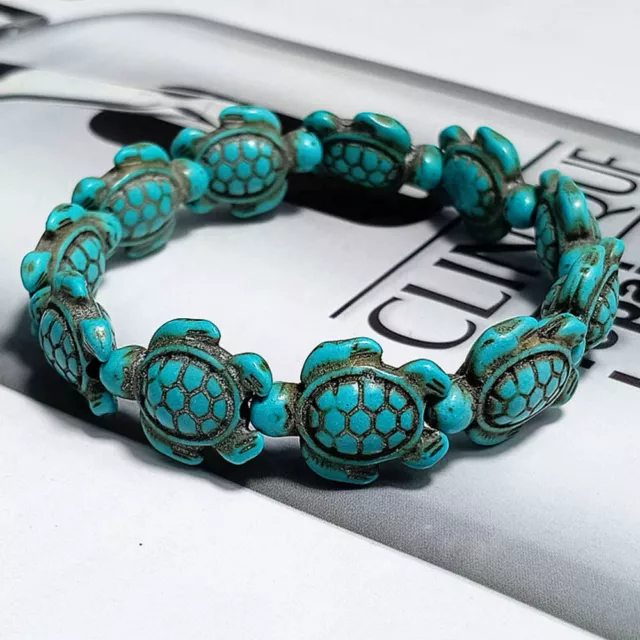 Türkis Farbene Schildkröte Perlen Zur Schmuckherstellung Charms-Armbänder