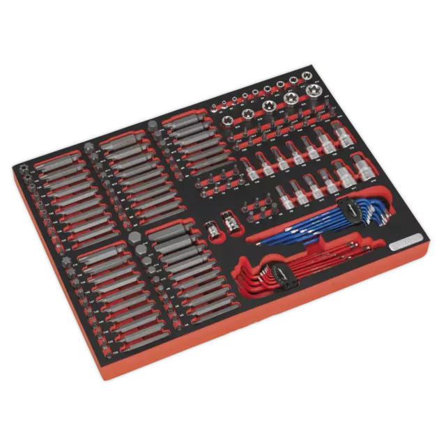 Tool Tray with Specialised Bits & Sockets 177pc - Sealey TBTP07 New