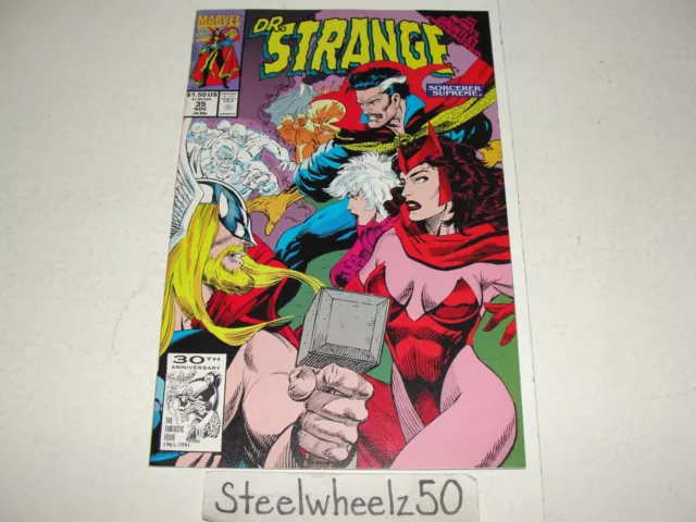 Doctor Strange #35 Comic Marvel 1991 Dr Infinity Gauntlet Thor Scarlet Witch