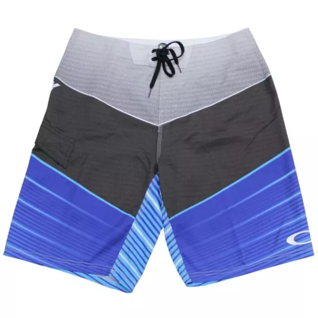 Oakley Blink Mens Shorts Size 34 L Blackout Blue Boardies Surf Swim Boardshorts