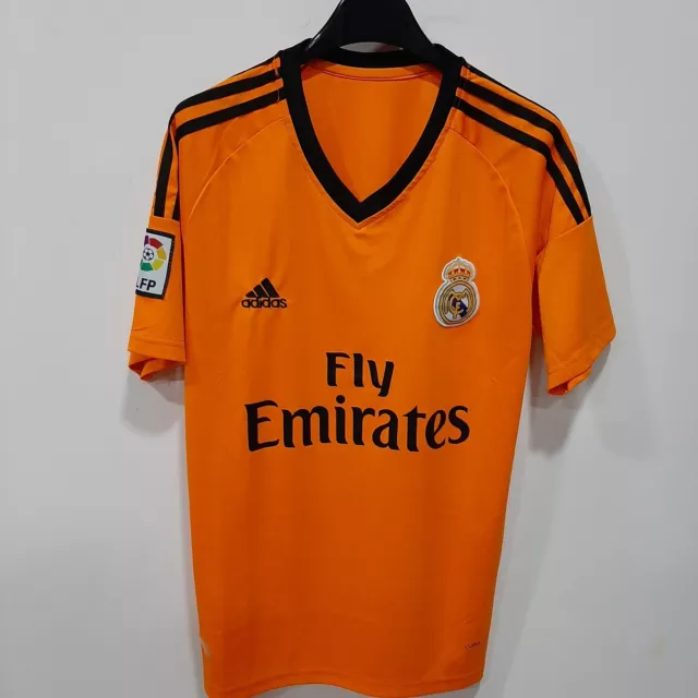 Maglia Calcio Vintage Real Madrid 2013 14 Adidas Arancione