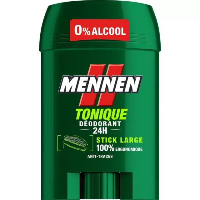 Lot de 3 déodorants stick MENNEN ( 50 ml x 3)  Tonique