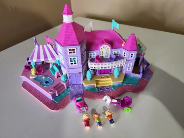 Vintage Polly Pocket Magical Mansion 1994 Bluebird 90% Complete