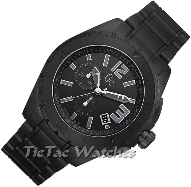 NEW GC by GUESS X76011G2S MENS SPORT XXL CHRONO SWISS CERAMIC WATCH RRP £699