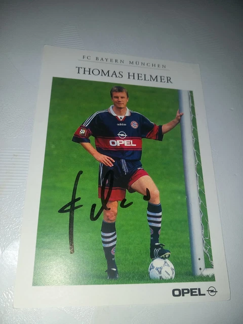 Carte Autographe Originale Thomas Helmer – DFB 1992 Signée