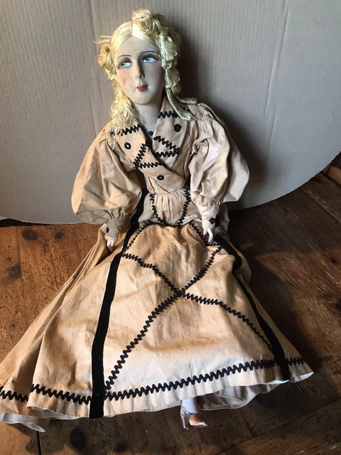 Poupée Alsacienne Boudoir 48 Cm Années 50 Tête Bisque Fille