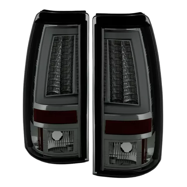 99-02 Chevy Silverado 99-06 GMC Sierra Humo LED Cola Luces Freno Lámparas Par V2