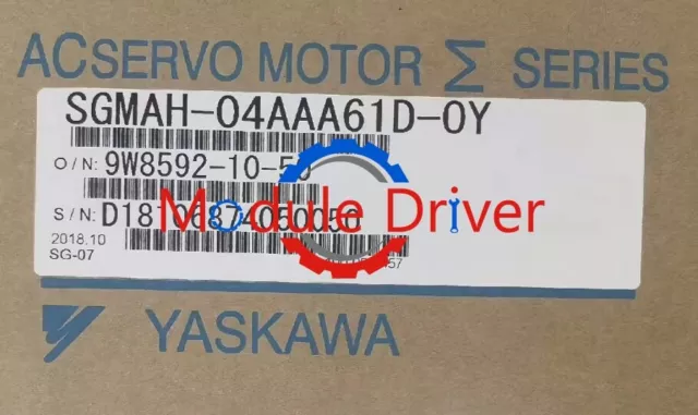 Yaskawa SGMAH-04AAA61D-OY Servo Motor New In Box Expedited Shipping