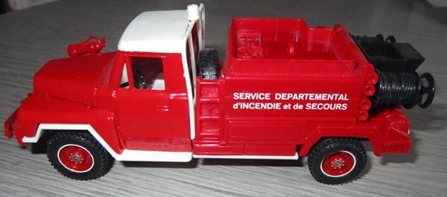 SOLIDO 1/50 RENAULT GOELETTE 4X4 POMPIERS SDI de la Creuse 15007900 | eBay