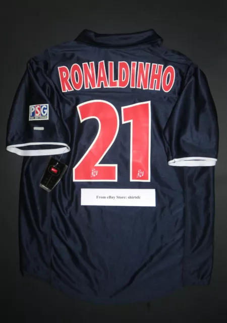 PSG 01/02 Home Retro Jersey Ronaldinho - FIFA Kit Creator Showcase