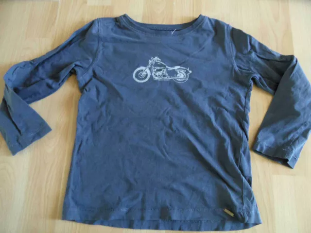 BELLYBUTTON beau t-shirt à manches longues bleu moto taille 116 TOP KJ1215