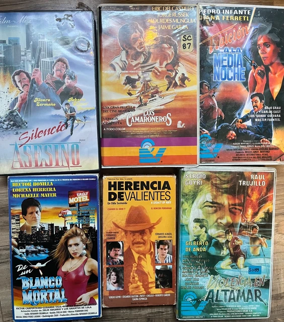 MEXICAN VHS LOT - Sergio Goyri, Erik Del Castillo £45.17 - PicClick UK
