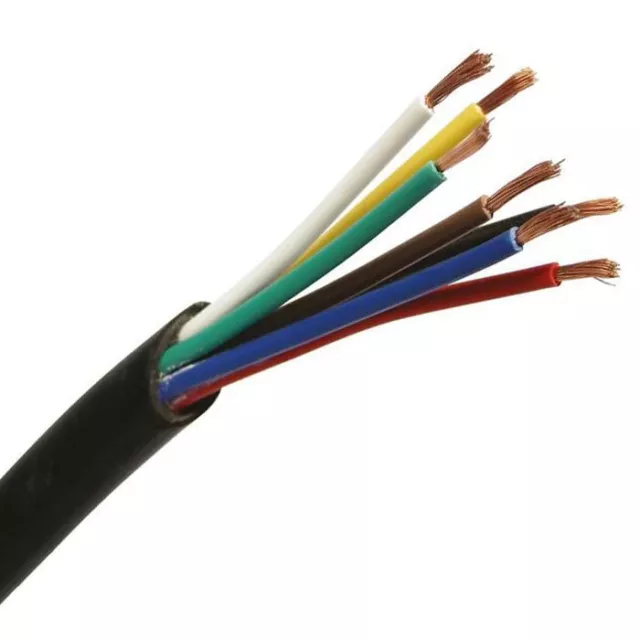 CABLE ELECTRIQUE AUTO SOUPLE 7 FILS DE 0,75 A 1,5 mm² - 7 x 1,5 mm² (50 M)