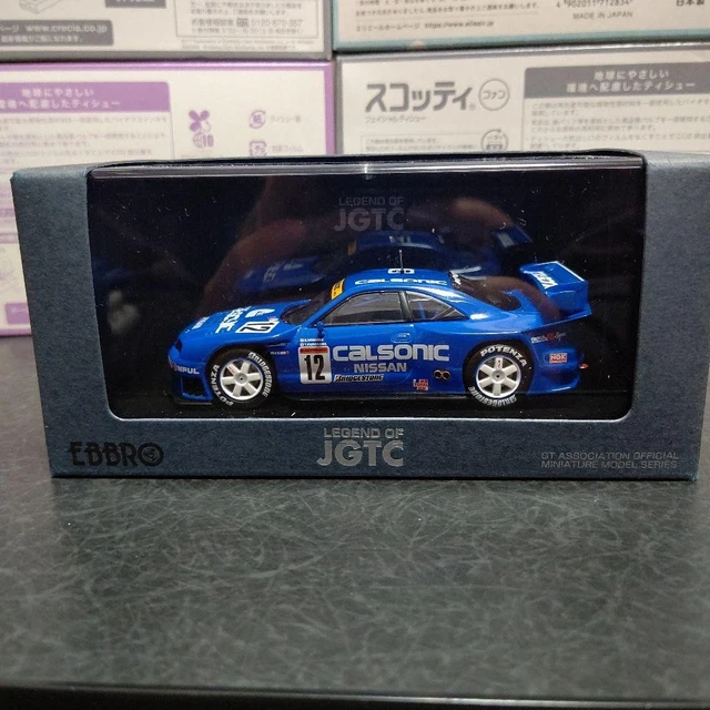 EBBRO 1/43 NISSAN Skyline Calsonic Gr.A 1988 #672 Blue New in box