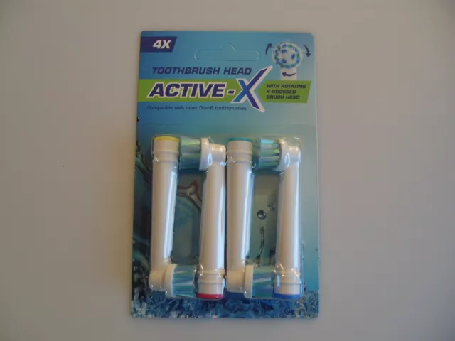 16 (4x4) Cabezas de Cepillos Diente Repuesto para Oral B,Eléctrico Cabezales