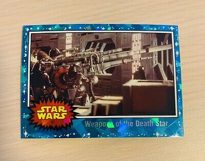 2022 Topps Chrome Sapphire Star Wars WEAPONS OF THE DEATH STAR Base #81