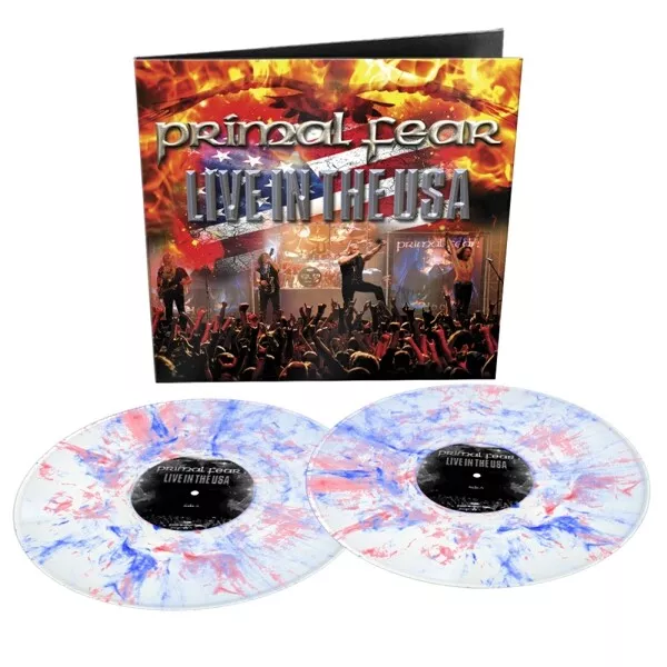 Primal Fear - Live In The Usa (White+Blue+Red Marbled Lp)  2 Vinyl Lp New!