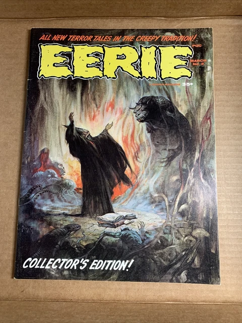 1966 EERIE Magazine Issue #2 (#1) FRAZETTA Warren Mag VF+