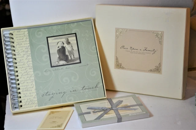 NEW Portfolio for Birthday thank you Cards Month Pockets Once Upon A Family +XTR