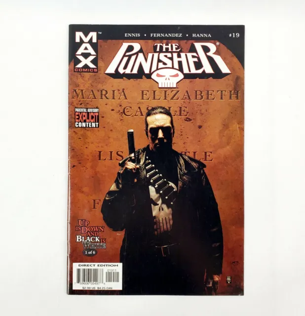 The Punisher Vol 7 #19 2004 MAX Comics Up Is Down and Black is White 1