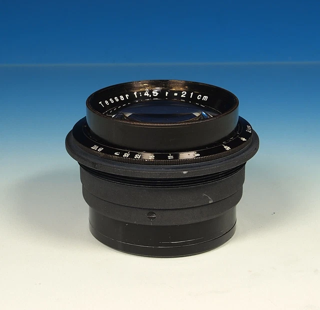 Carl Zeiss Jena Tessar 4.5 / 21cm Großformat Objektiv für 13x18cm lens - (90947)