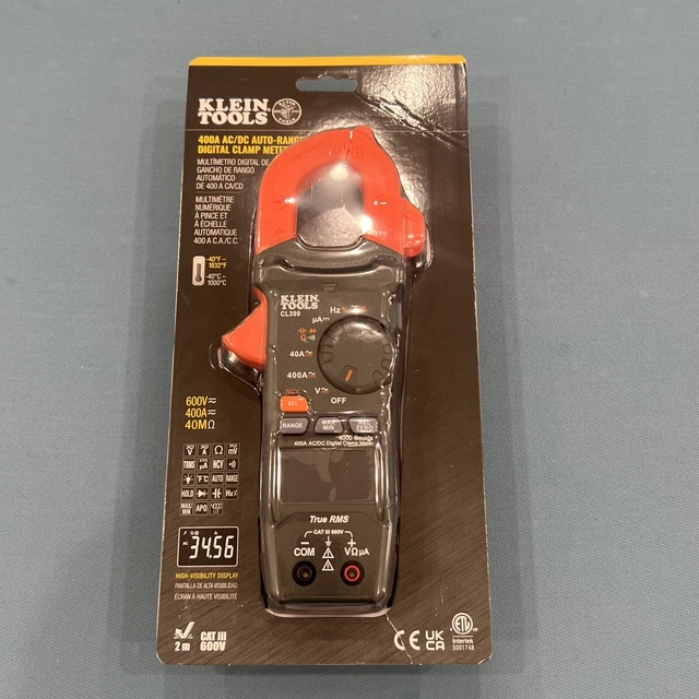 BRAND NEW Klein Tools CL390 AutoRanging Digital Clamp Meter w/ Soft
