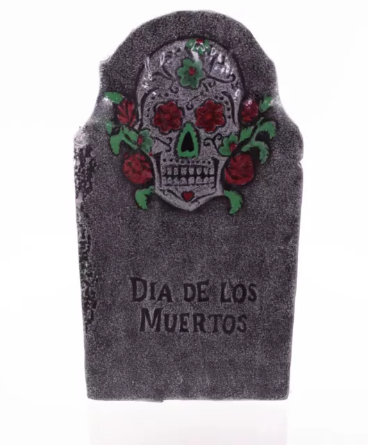 Gravestone Sugar Skull Dia de Los Muertos Tag Der Dead Decoration Calavera