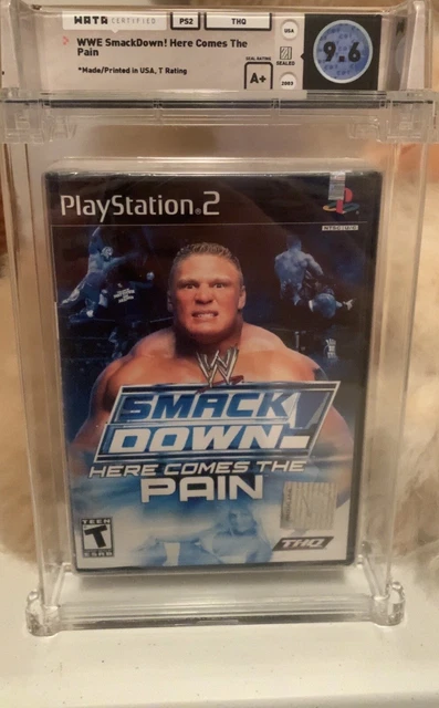 WWE SmackDown! Here Comes The Pain. PS2 Sealed WATA 9.6 A+ Seal. FIRST PRINT!!