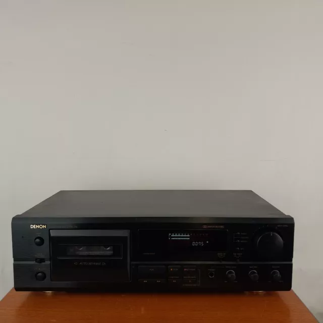 Denon DRM-595 Stereo Cassette Deck Black