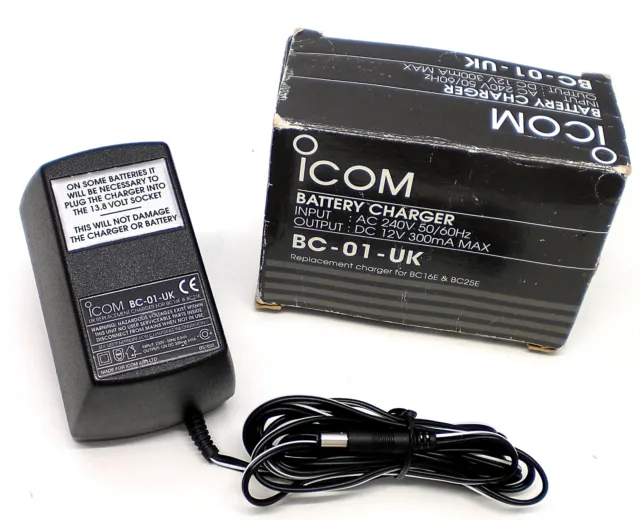 Icom Bc-01-Uk  12V Ac-Dc Power Adaptor / Charger