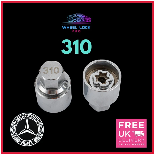 MERCEDES BENZ LOCKING Wheel Nut Key Number 310 UK Seller £19.99
