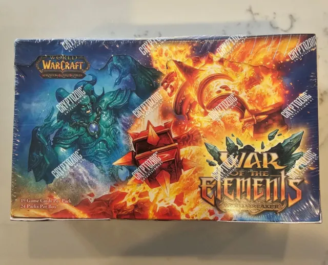 World of Warcraft TCG War of the Elements Booster Box NEW FACTORY SEALED WoW