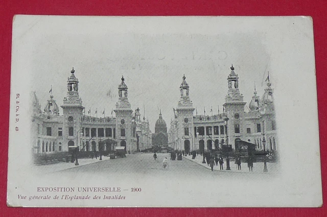 Cpa 1900 Carte Postale France 75 Paris Exposition Universelle Invalides Expo