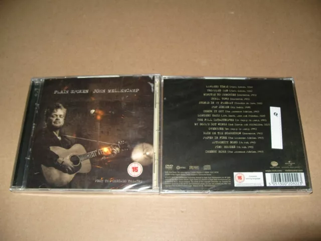 John Mellencamp Plain Spoken  From The Chicago Theatre cd + dvd New & seal (C28