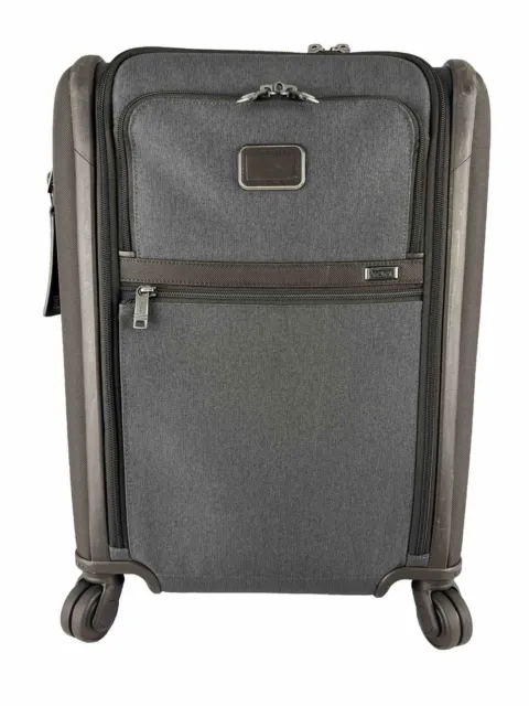 TUMI Alpha 3 Continental Dual-Access 4 Wheel Carry On Anthracite 117172-1009